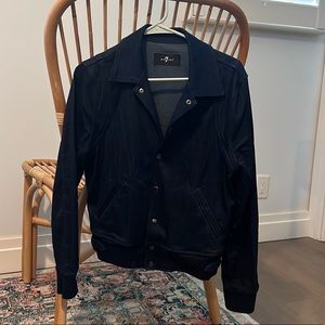 7 for All Mankind Denim Bomber Jacket